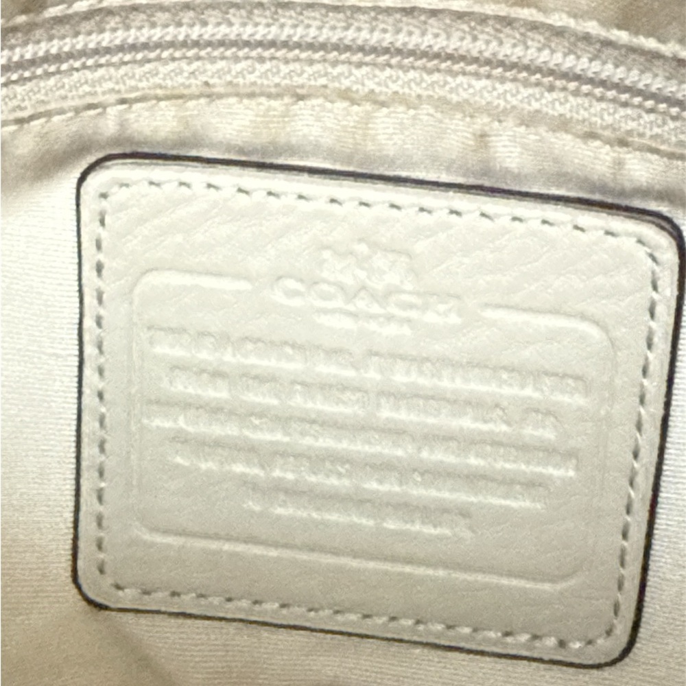 Coach Morgan Color Block Pebble Leather w/exotic embossed trim satchel/crossbody - Picture 11 of 11